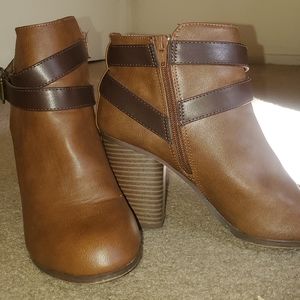 Brown booties